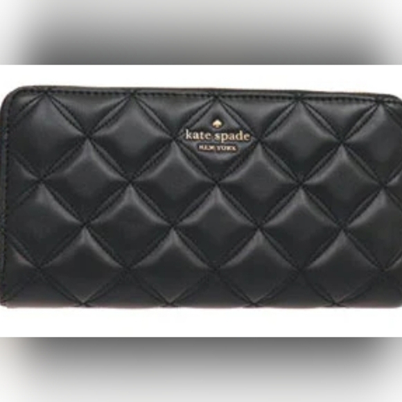 kate spade Handbags - Kate Spade Ladies wlru6340 Quilted Leather Natalia Large Continental Wallet